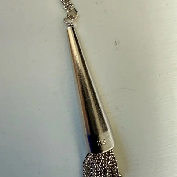 Kendra Scott Silver Phara lariat Necklace - Picture 4 of 4